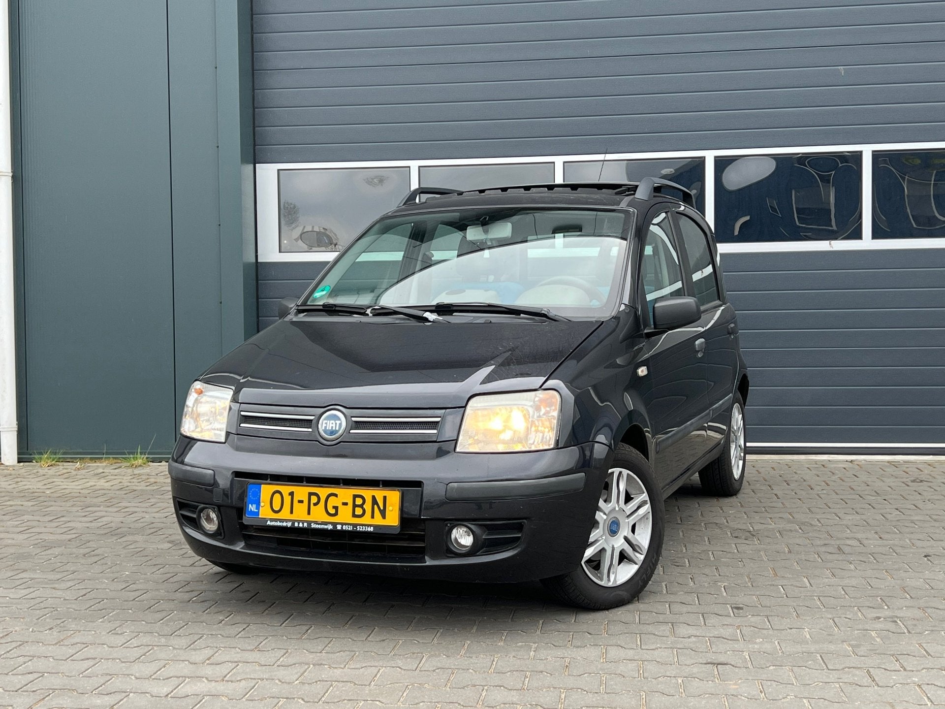 Fiat Panda 1.2 SportSound | Pano + 5-DRS, Voorwielaandrijving, Stof, Gebruikt, Zwart