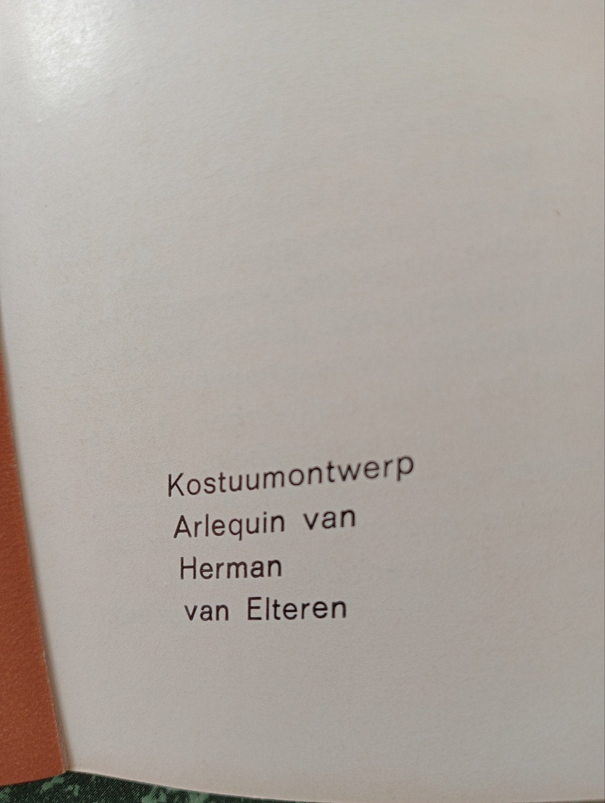 De Gevierde Liefde Theater programma ontwerper Frank Raven, Ophalen of Verzenden, Gelezen, Toneel
