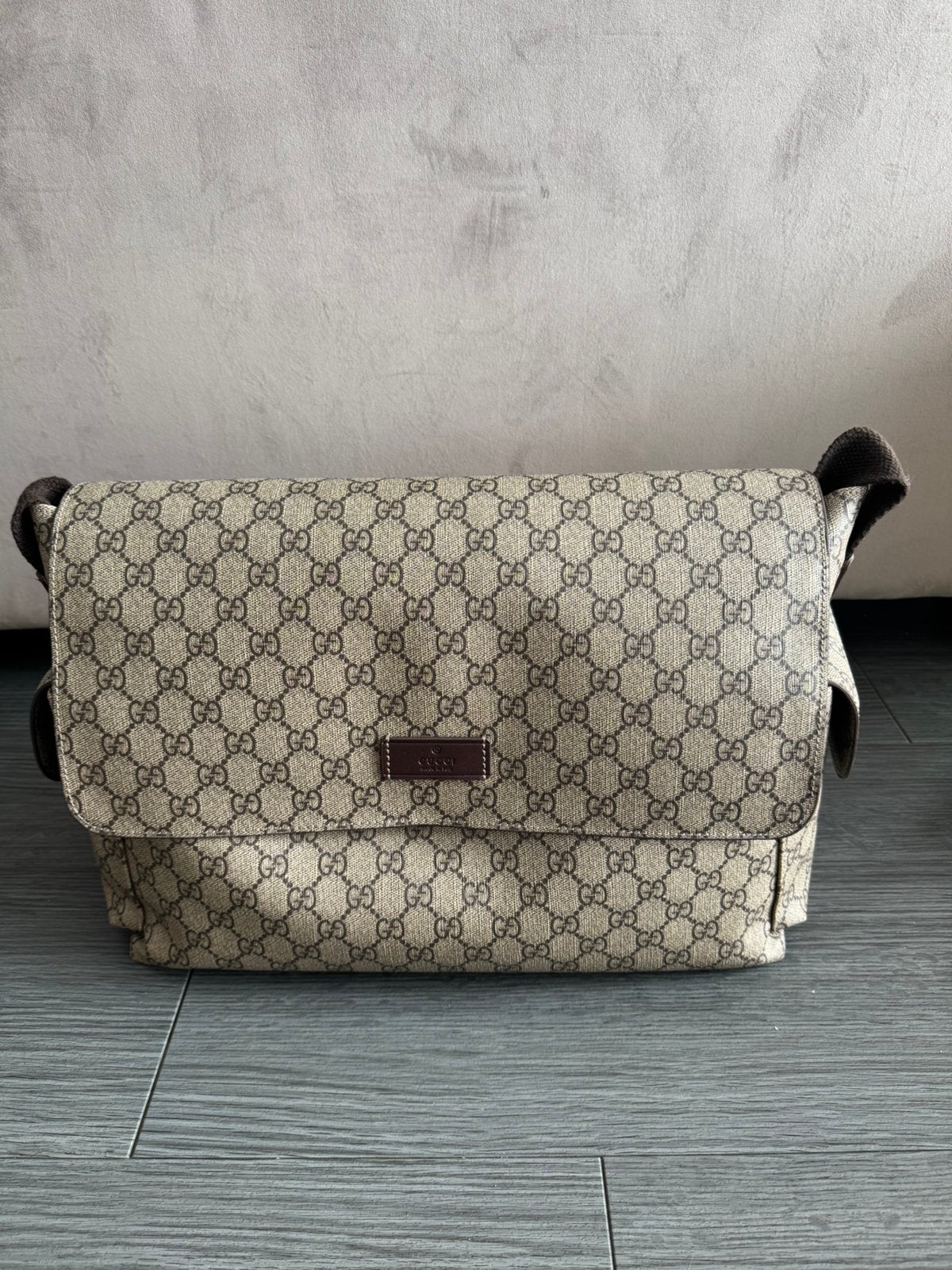 gucci luiertas, Ophalen of Verzenden, Zo goed als nieuw, Zwart