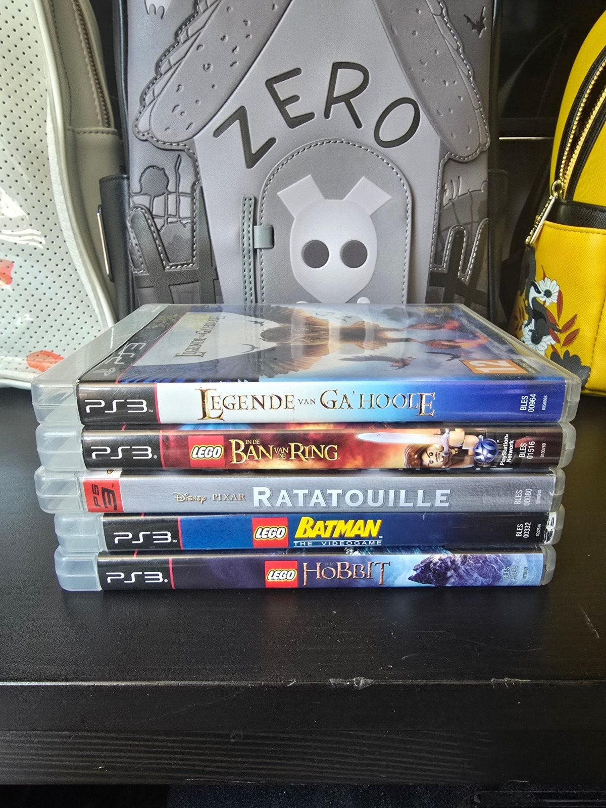 PS3: Lego Batman, Hobbit, Ratatouille, Lego LOTR, Ga'Ho, Spelcomputers en Games, Gebruikt, 1 speler, Vanaf 7 jaar, Ophalen