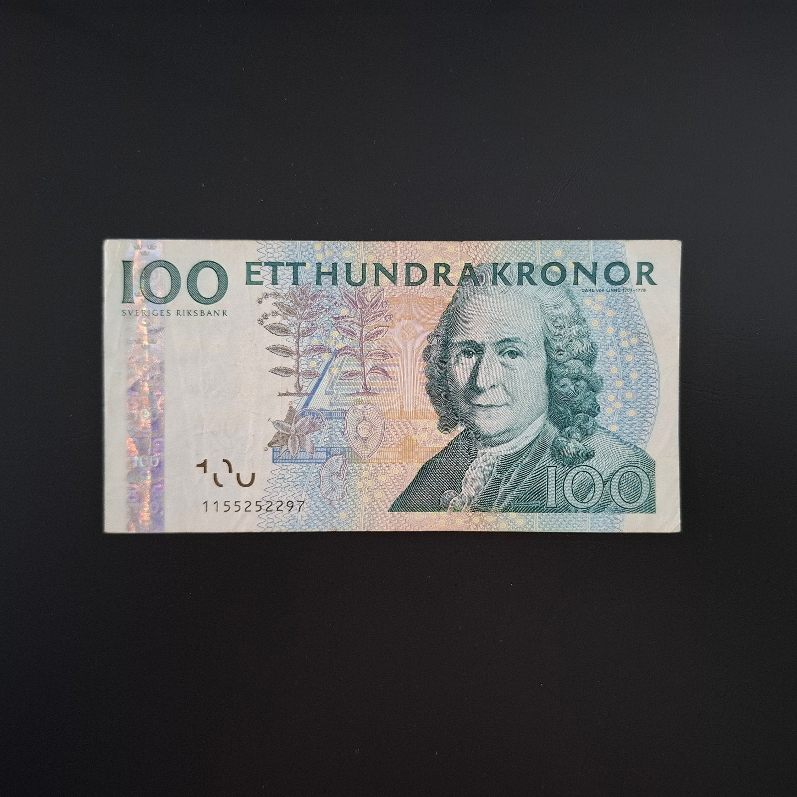 100 kronen Zweden #021, Postzegels en Munten, Ophalen of Verzenden, Overige landen, Los biljet