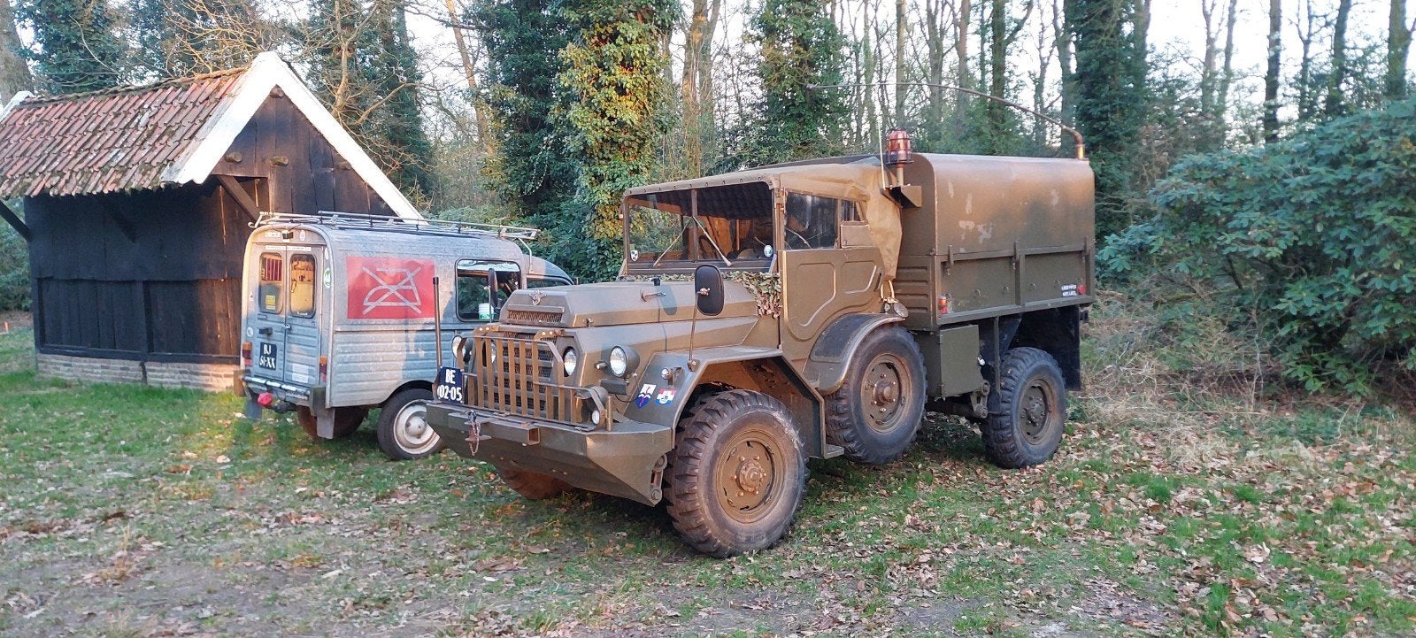 Daf YA 126 radiowagen, Stof, Daf, Vierwielaandrijving, 4x4