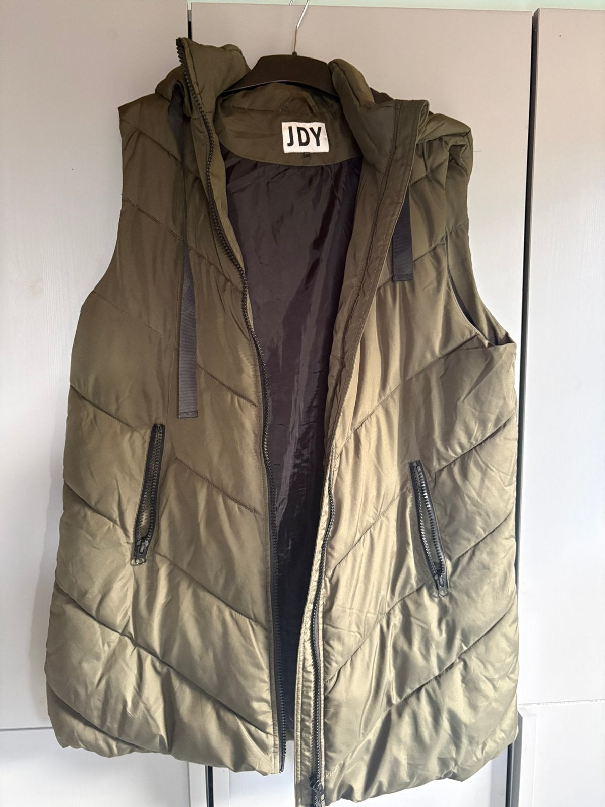 JDY lange bodywarmer, Ophalen of Verzenden, Zo goed als nieuw, Zwart