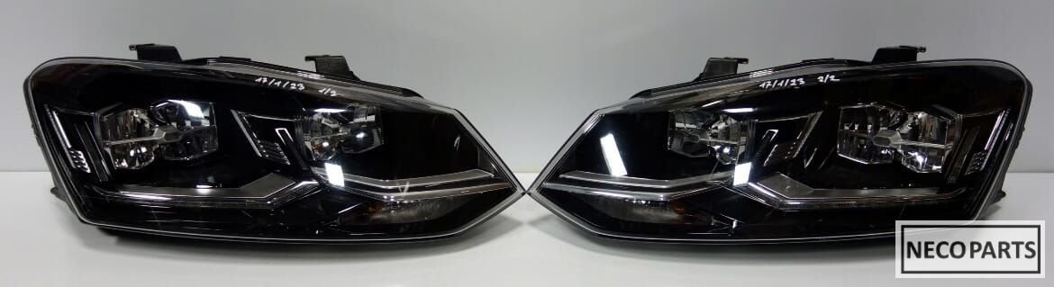 VW POLO 6C VOL LED KOPLAMPEN ORIGINEEL COMPLEET, Auto-onderdelen, Verlichting, Volkswagen, Gebruikt, Ophalen of Verzenden