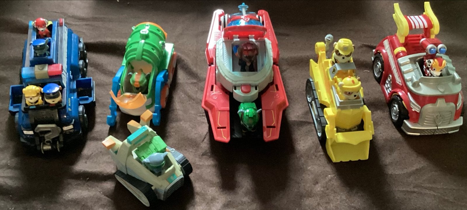 Paw Patrol Voertuigen Set - 6 stuks, Ophalen of Verzenden, Gebruikt