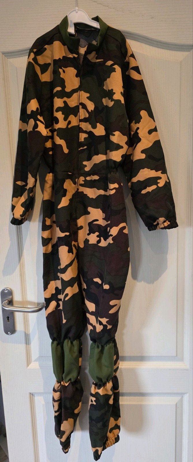 Carnavalskostuum camouflage maat 152, Ophalen of Verzenden, Zo goed als nieuw, 146 t/m 152, Jongen of Meisje