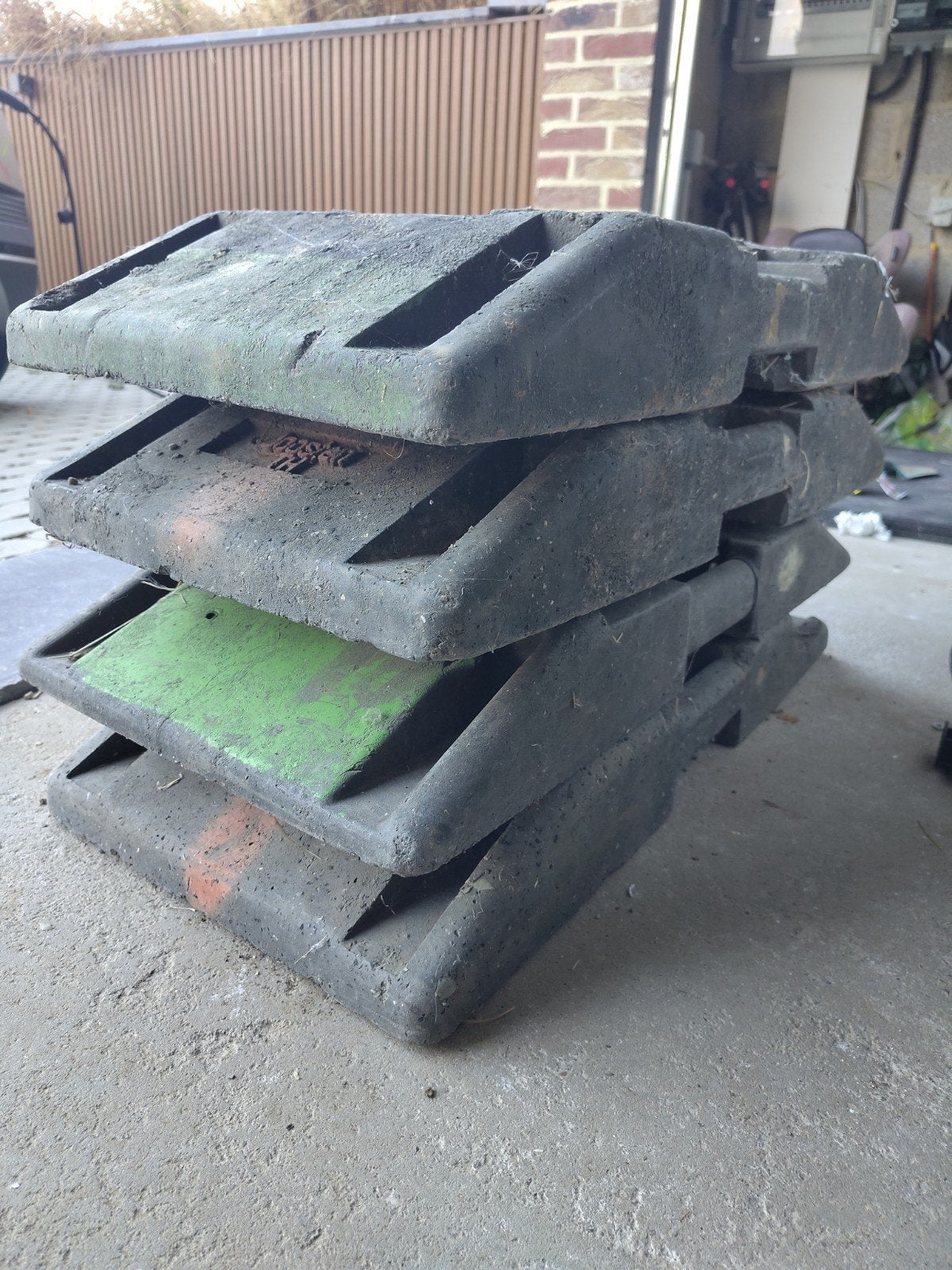 Baakvoet/ Verkeersbord voet - 4 stuks, Doe-het-zelf en Verbouw, Ophalen, Gebruikt