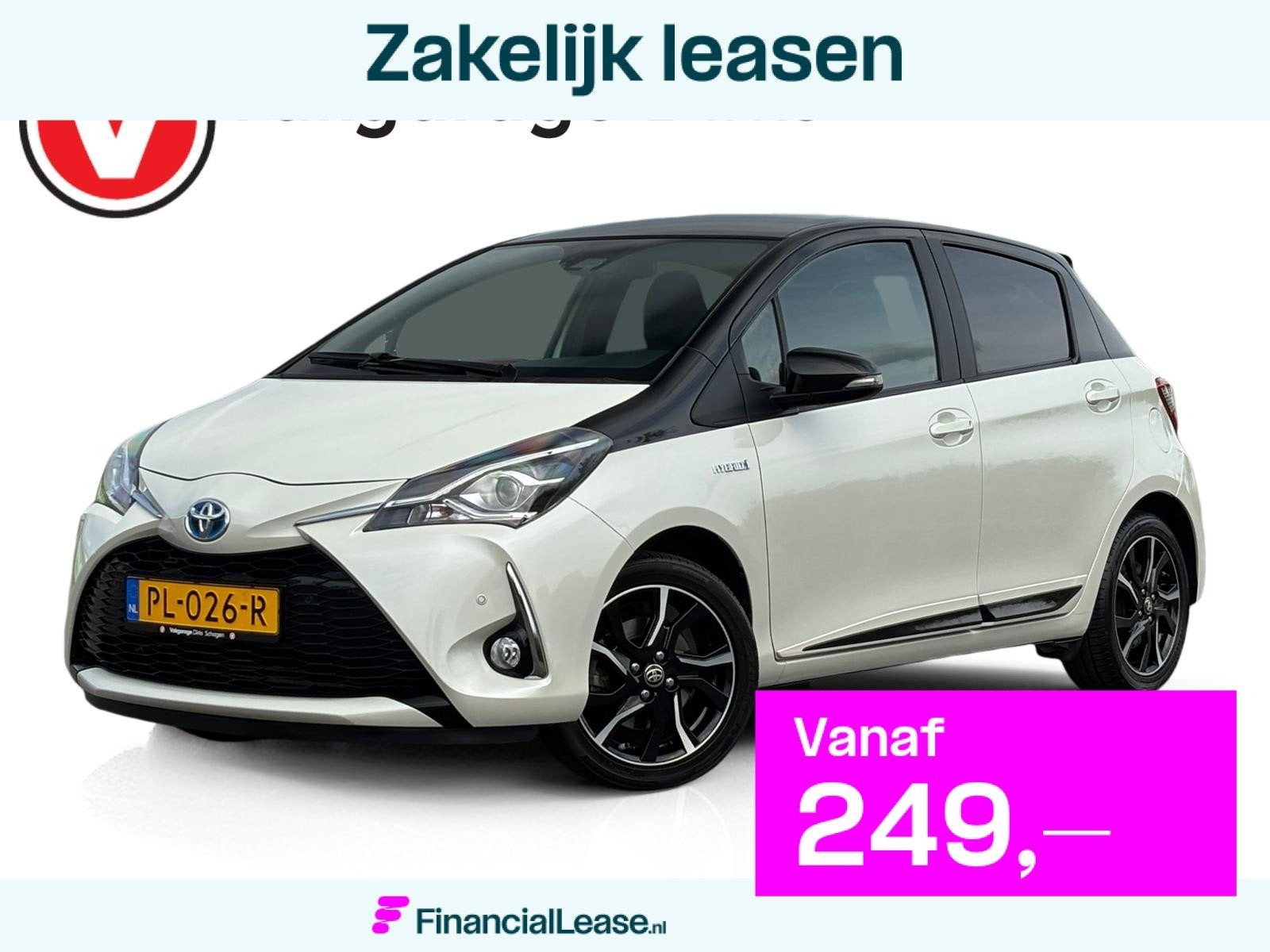 Toyota Yaris 1.5 Hybrid Bi-Tone ✅ Trekhaak ✅ Camera ✅, Gebruikt, Euro 6, 4 cilinders, Origineel Nederlands