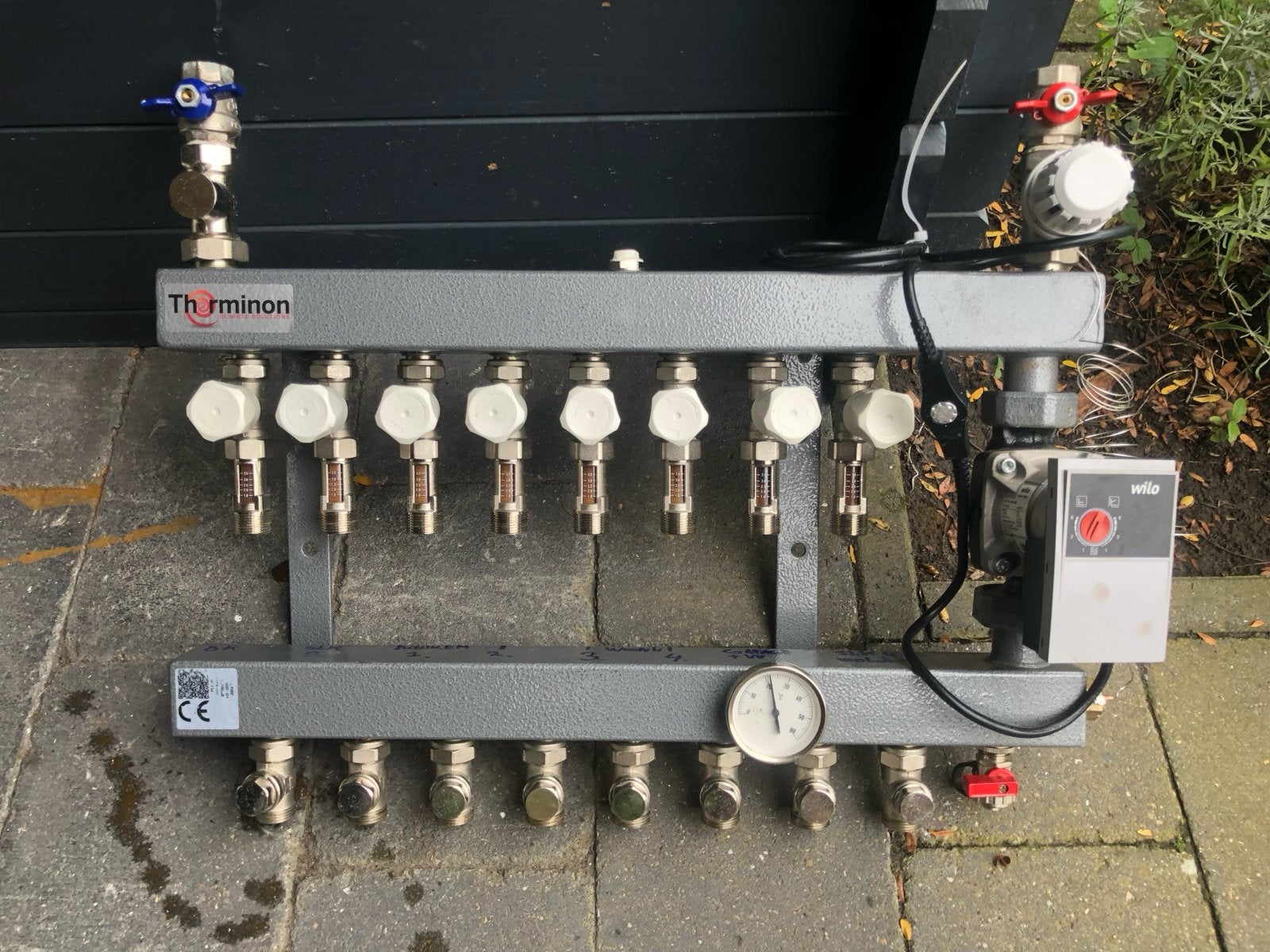 Therminon vloerverwarmingsverdeler met Wilo pomp, Ophalen, 30 tot 80 cm, Gebruikt, Overige typen