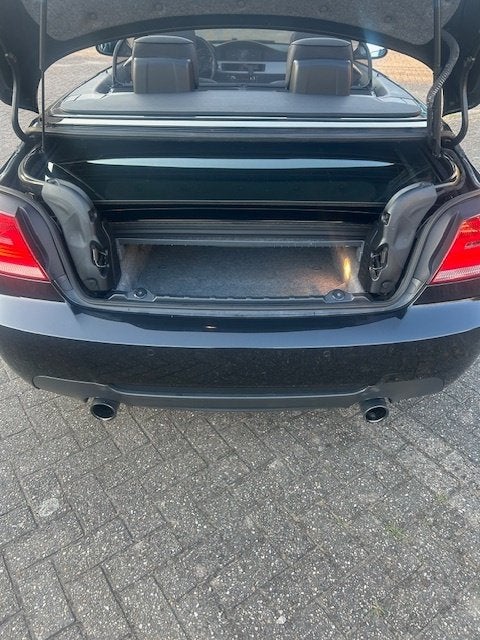 BMW 3-Serie 3.0 I 335 Cabrio AUT 2008 Zwart, Auto's, Automaat, Achterwielaandrijving, Zwart, 4 stoelen