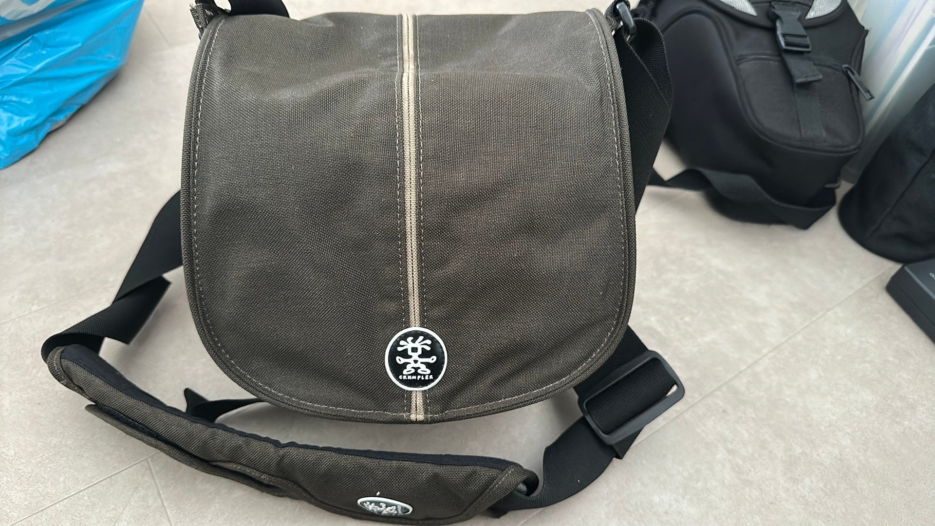 Crumpler pretty boy camer schoudertas, Overige merken, Gebruikt, Overige kleuren, Ophalen of Verzenden