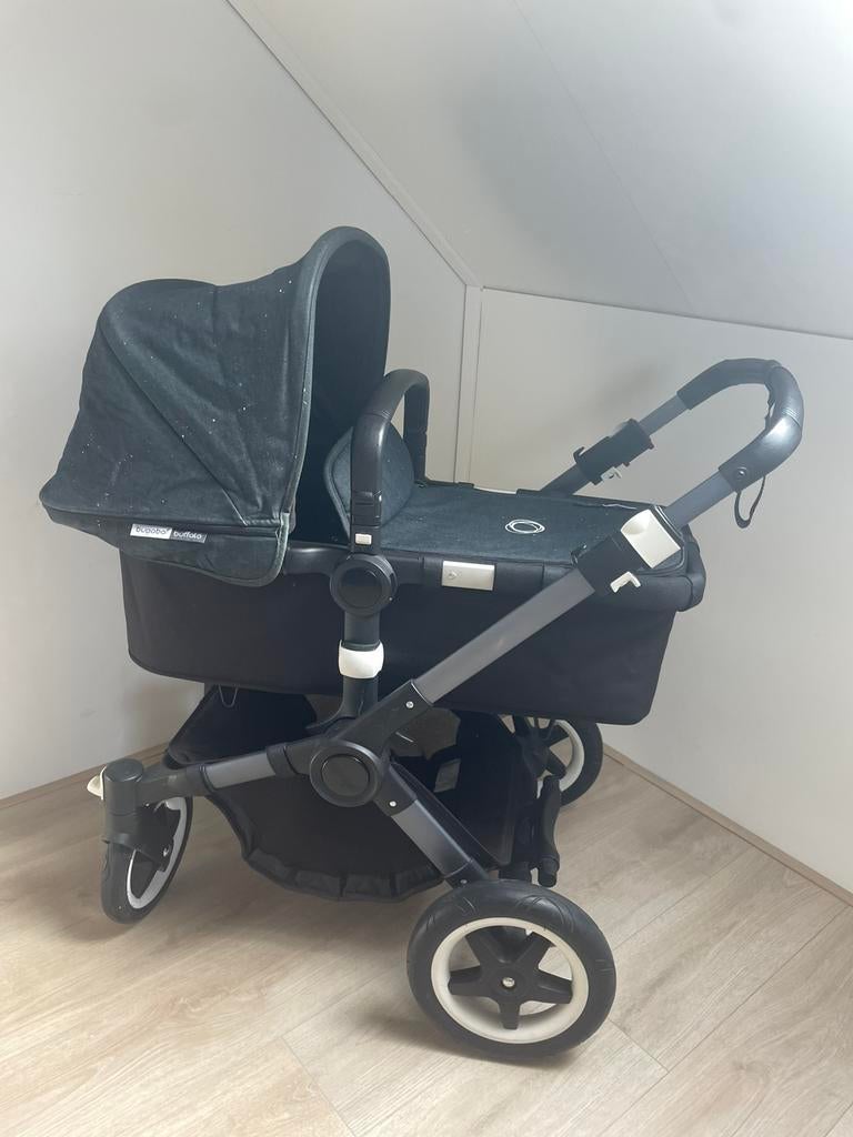Bugaboo Buffalo, limited edition stoer spijkerstof spikkels, Ophalen, Gebruikt, Bugaboo, Combiwagen