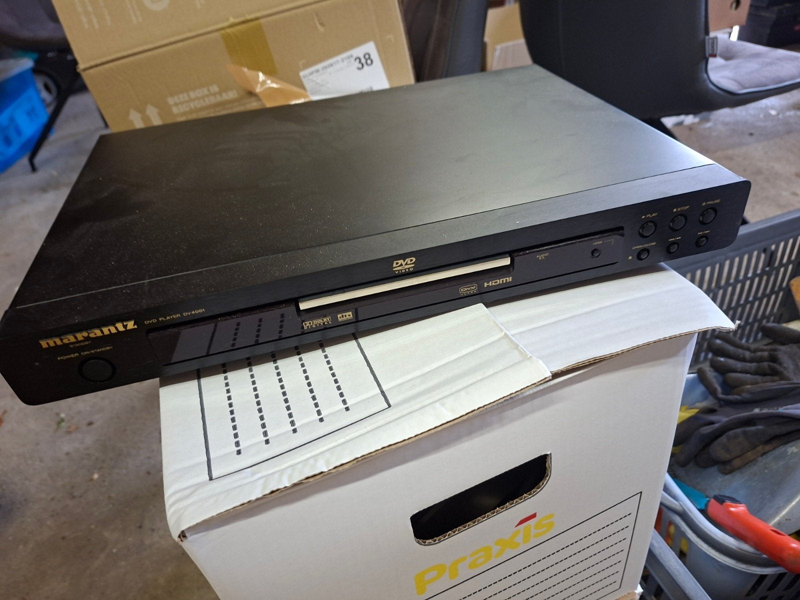Marantz DVD Speler DV4001 en Harman/Kardon AVR 41 platenspel, Ophalen, Marantz