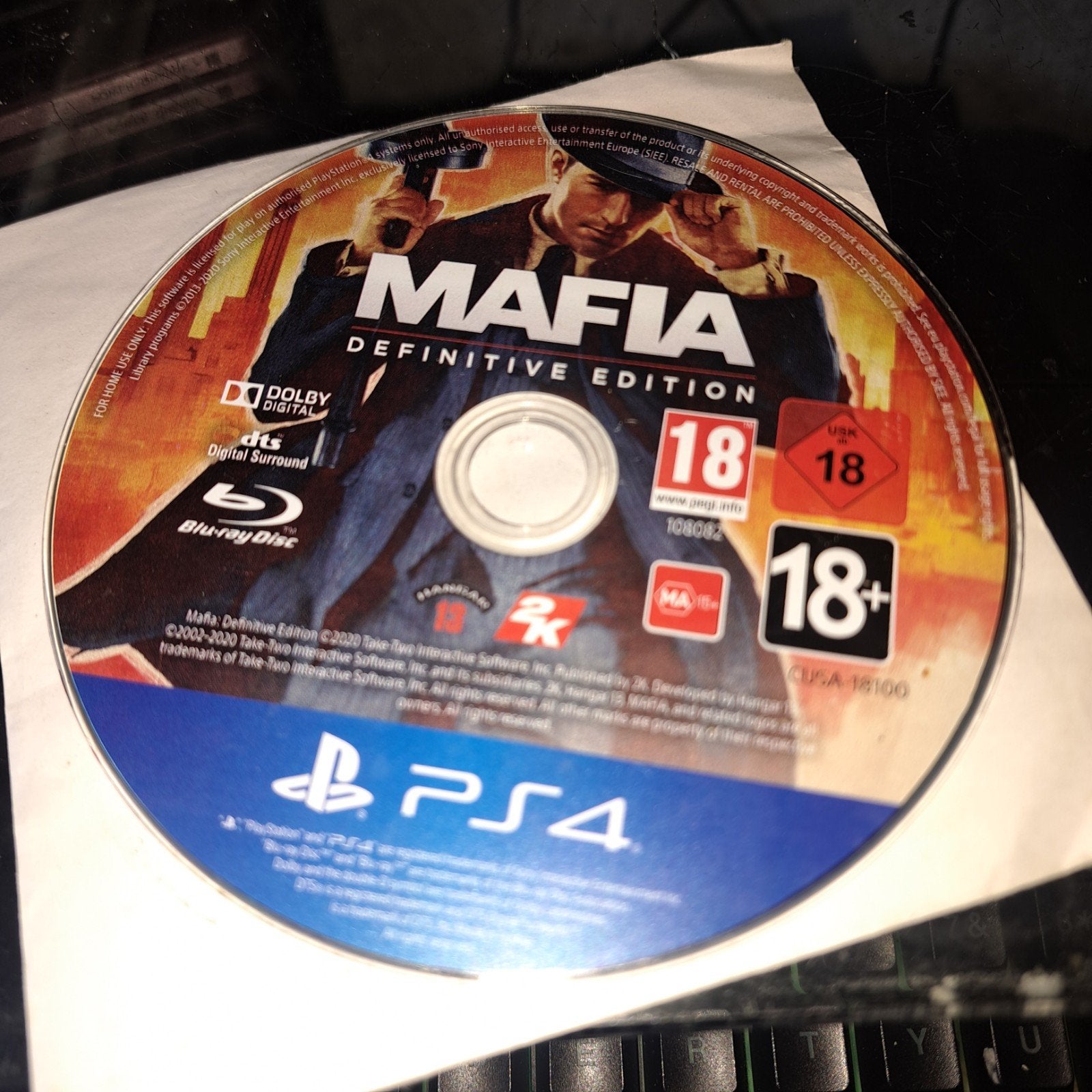 Mafia: Definitive Edition PS4, Spelcomputers en Games, Avontuur en Actie, Vanaf 18 jaar, 1 speler, Ophalen of Verzenden