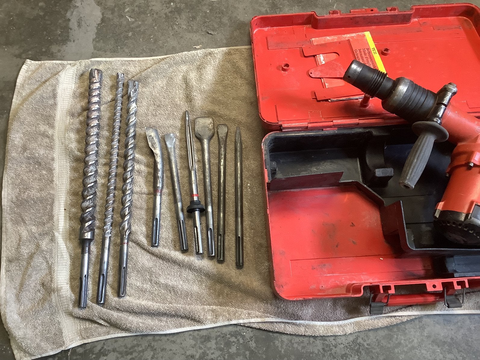 Hilti boor en hakmachine TE72, Ophalen of Verzenden, Gebruikt