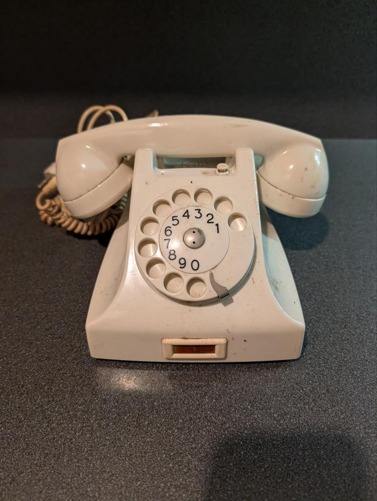 Klassieke Witte PTT Telefoon (Ericsson) - Decoratie, Ophalen of Verzenden