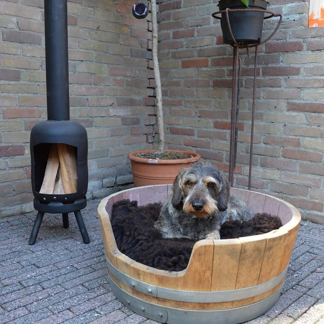 Leuke hondenmand van een eiken wijnvat, Ophalen, Overige