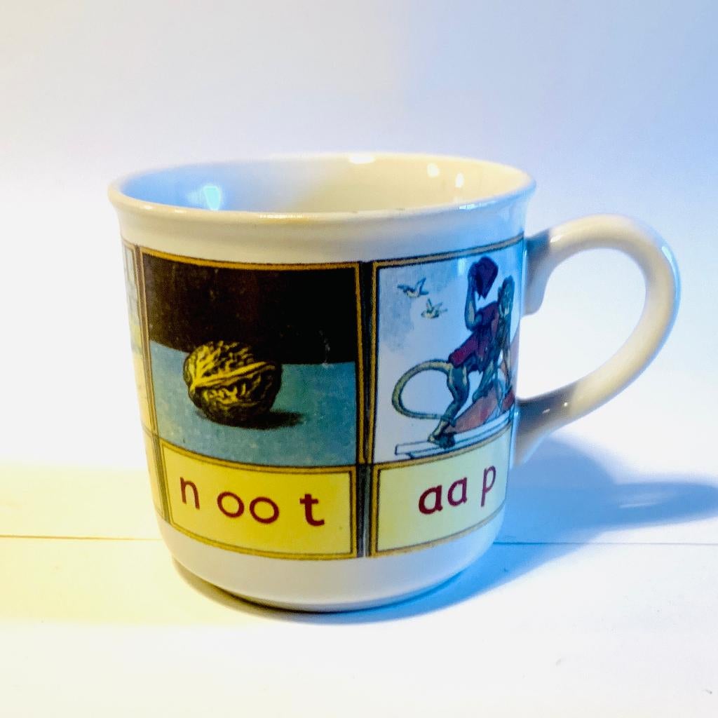 Vintage Aap Noot Mies Mok beker (Ter Steege)