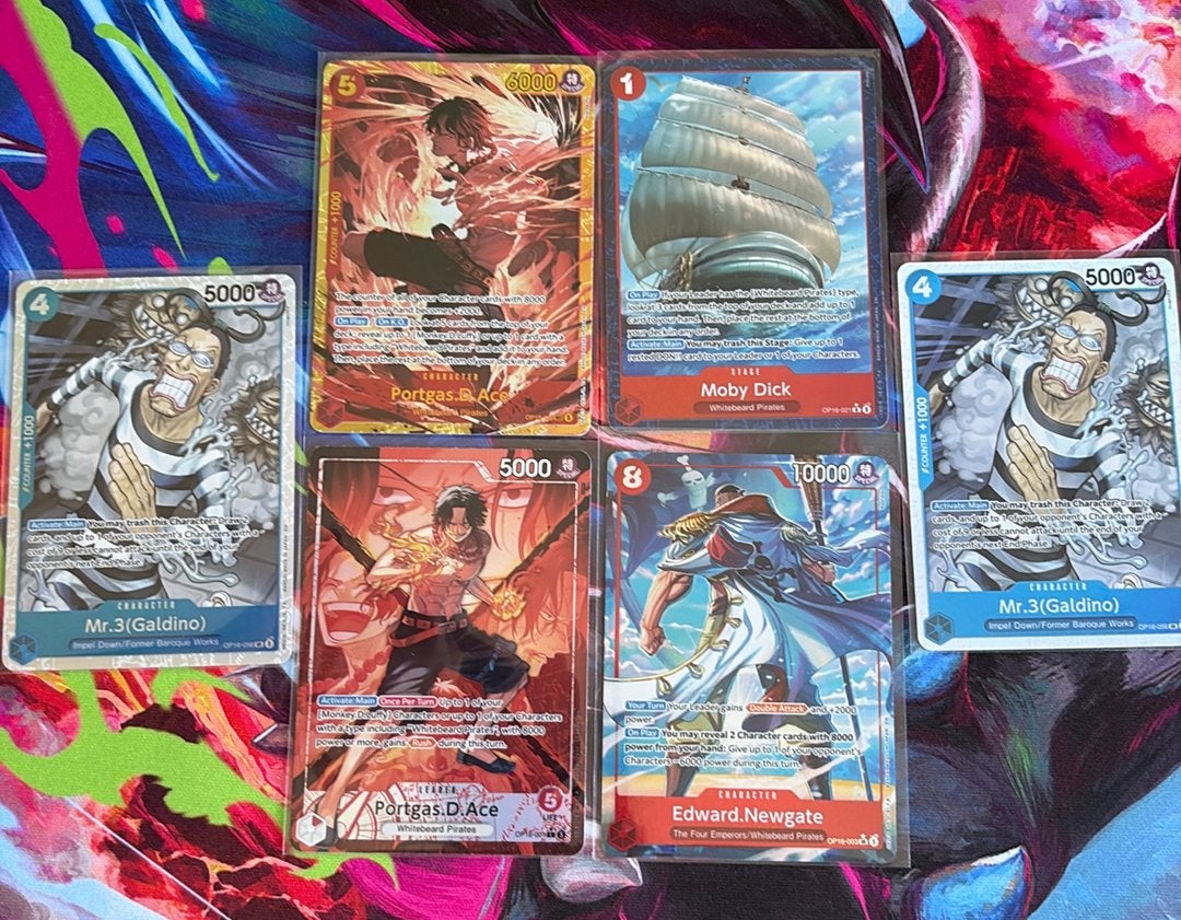 One piece OP-16 hitjes, Ophalen of Verzenden, Zo goed als nieuw, Meerdere kaarten