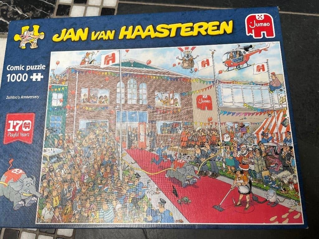 Jan van Haasteren, Ophalen, 500 t/m 1500 stukjes, Zo goed als nieuw, Legpuzzel