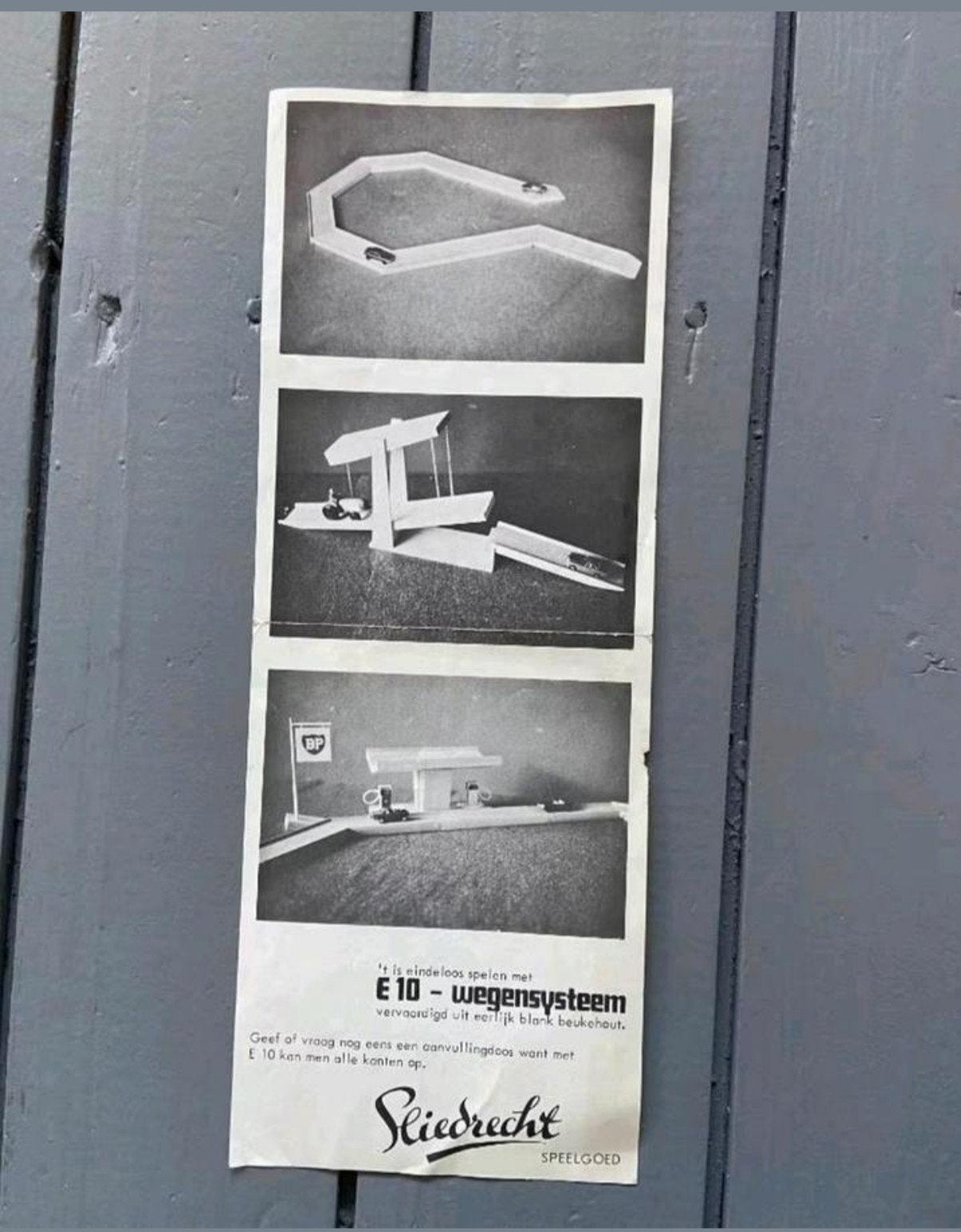 Vintage Houten Wegensysteem Speelgoed - Sliedrecht, Ophalen, Gebruikt, Jongen of Meisje