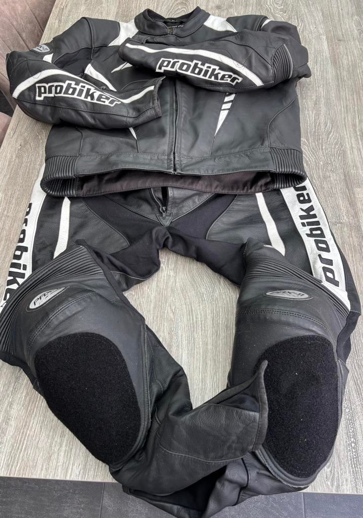 ProBiker leren motorpak - maat 58, Ophalen of Verzenden, Tweedehands, Combipak