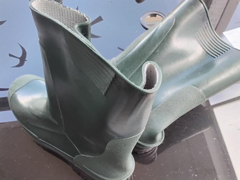 Laarzen, zgan, groen,laag model, maat 9/ 43, Tuin en Terras, Werkkleding, Dames, Ophalen of Verzenden, Spirale, Laarzen