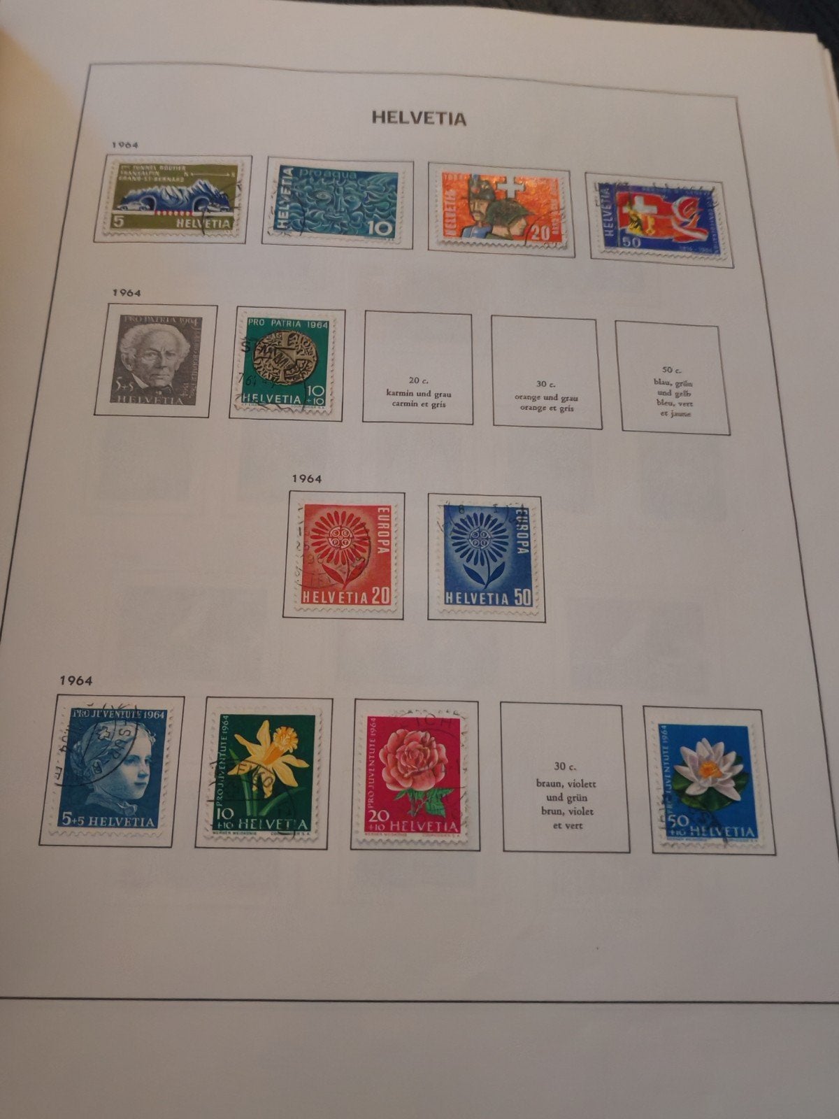 davo Zwitserland tm 1996 (3/5), Postzegels en Munten, Ophalen of Verzenden