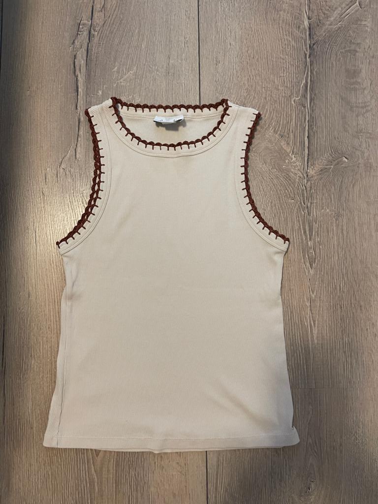 Cotton club top, mt m, Overige kleuren, Zo goed als nieuw, Zonder mouw, Ophalen