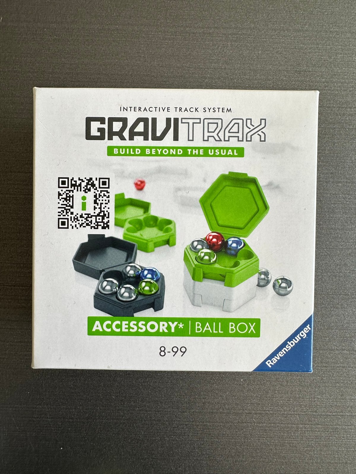 Gravitrax Ball Box met 12 knikkers en 4 opbergdoosjes, Kinderen en Baby's, Ophalen of Verzenden, Nieuw, Jongen of Meisje