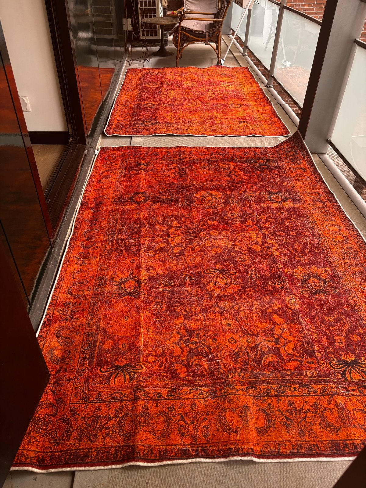 Nieuw Vloerkleed 160x230 cm - Binnen/Buiten & Wasbaar, Ophalen, 150 tot 200 cm, Vintage, Rood