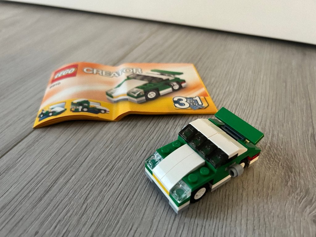 6910 Lego Creator Mini Sportwagen 3 in 1, Gebruikt, Lego, Inclusief instructies, Ophalen of Verzenden