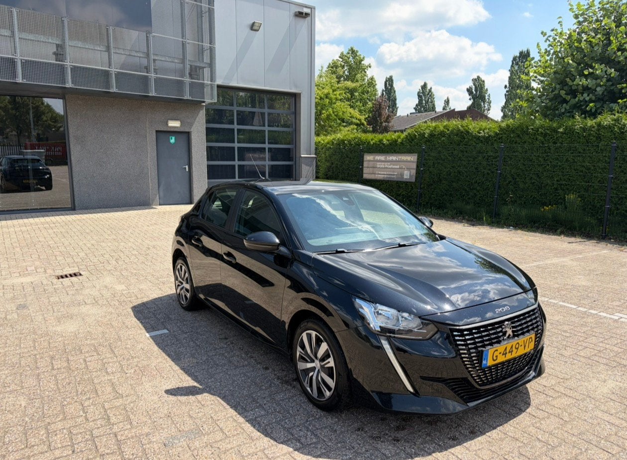 Peugeot 208 1.2 Puretech 75pk 2019 Zwart, Auto's, Voorwielaandrijving, 1199 cc, Zwart, Origineel Nederlands