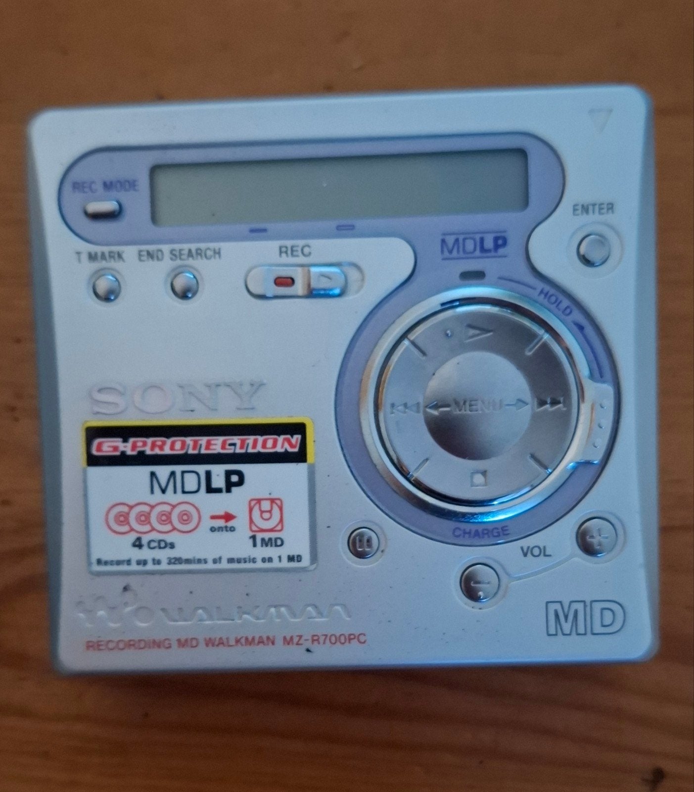 Sony MiniDisc Recorder MZ-R700PC met accessoires, Ophalen of Verzenden, Minidisc-recorder