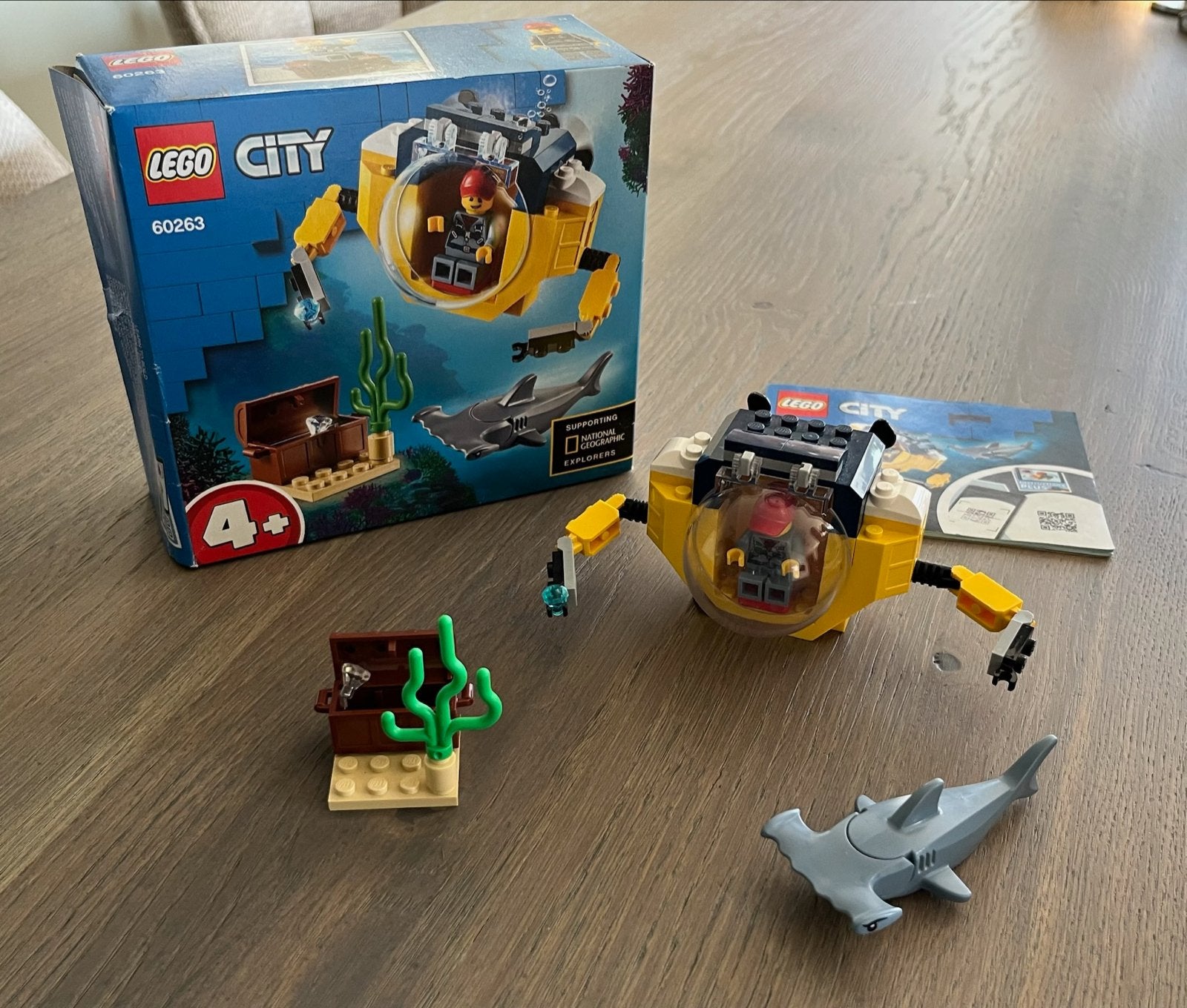 LEGO City Oceaan Mini-onderzeeër 60263, City, Lego, Ophalen of Verzenden, Zo goed als nieuw