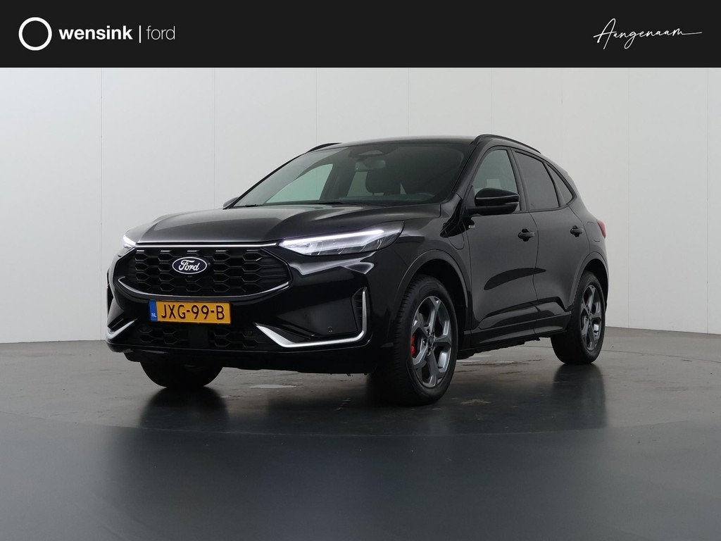 Ford Kuga 2.5 PHEV ST-Line X | Trekhaak Elektr. | Winterpakk, Auto's, Ford, 14 kWh, Gebruikt, 4 cilinders, Leder en Stof
