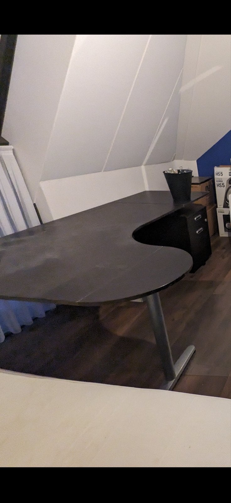 Hoekbureau IKEA Galant 200x160 cm, Gebruikt, Scandinavisch, Hout, Hoekbureau