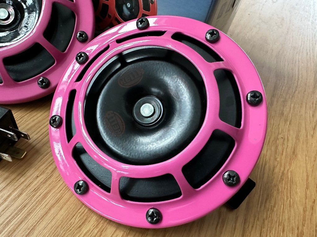 Hella Supertone 118db Claxon set (roze pink), Ophalen of Verzenden