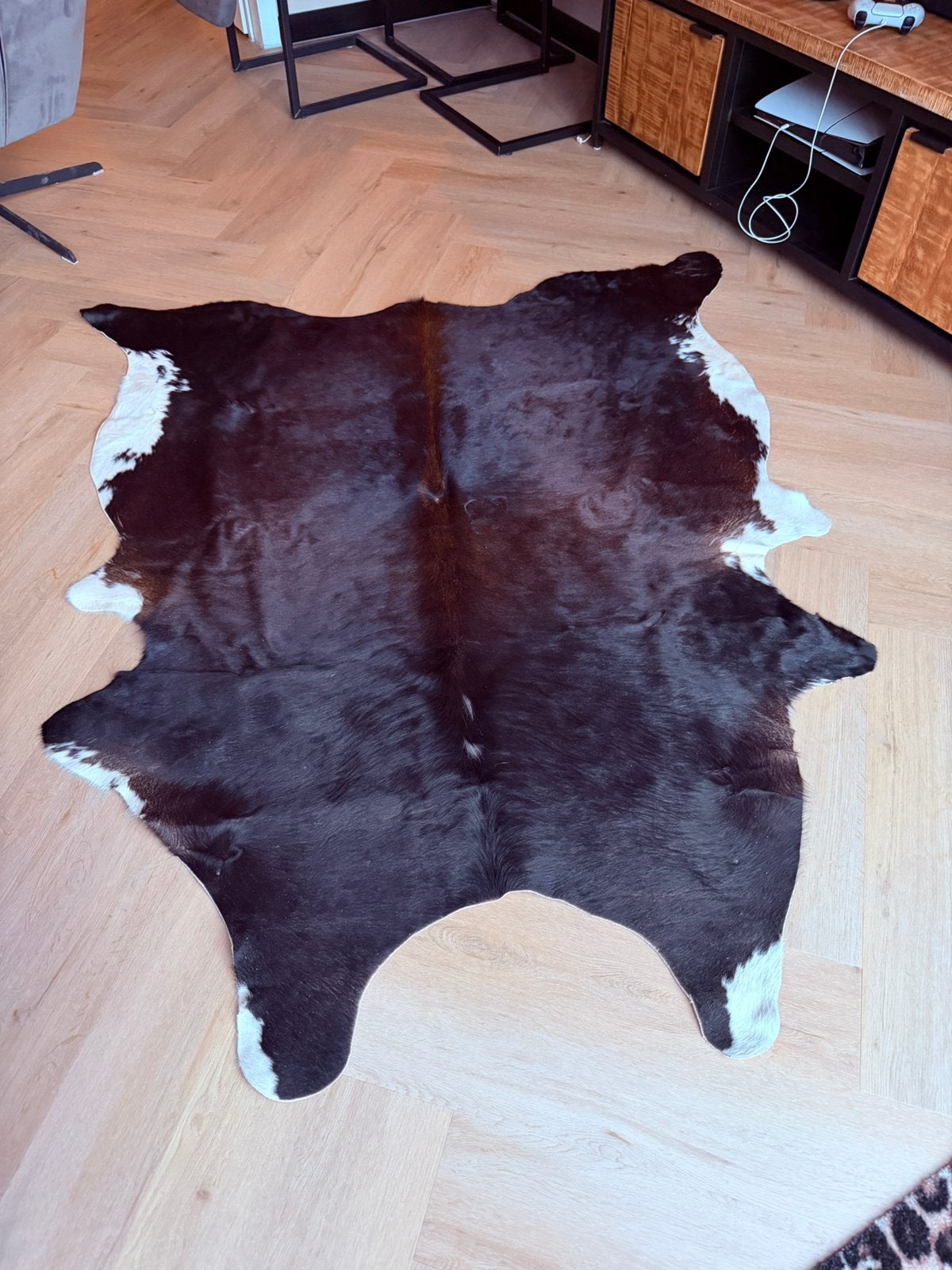 Koeienkleed, Ophalen, Zwart, 200 cm of meer, 50 tot 100 cm