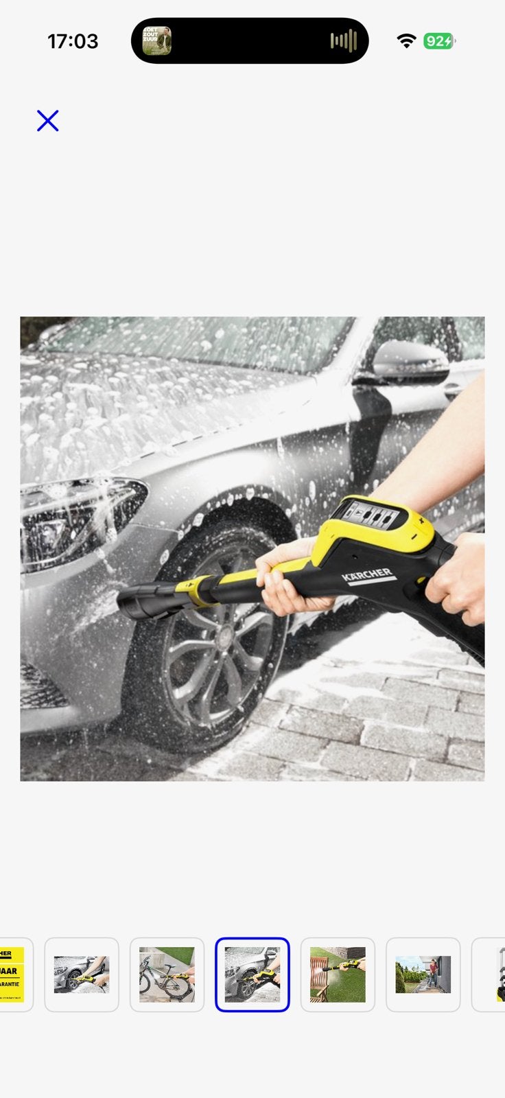 Karcher K5, Ophalen, Zo goed als nieuw, Elektrisch