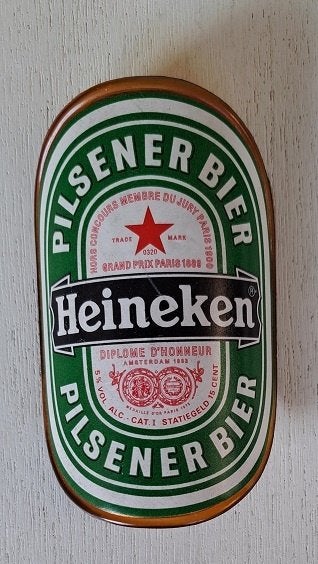 Heineken Flesopener Bieretiket, Verzamelen, Ophalen of Verzenden, Gebruikt, Flesopener, Heineken