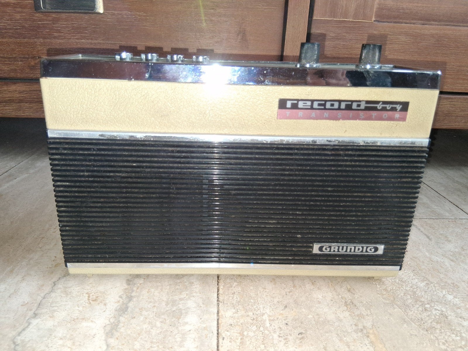 vintage Grundig Record boy Transistor Radio, Ophalen of Verzenden