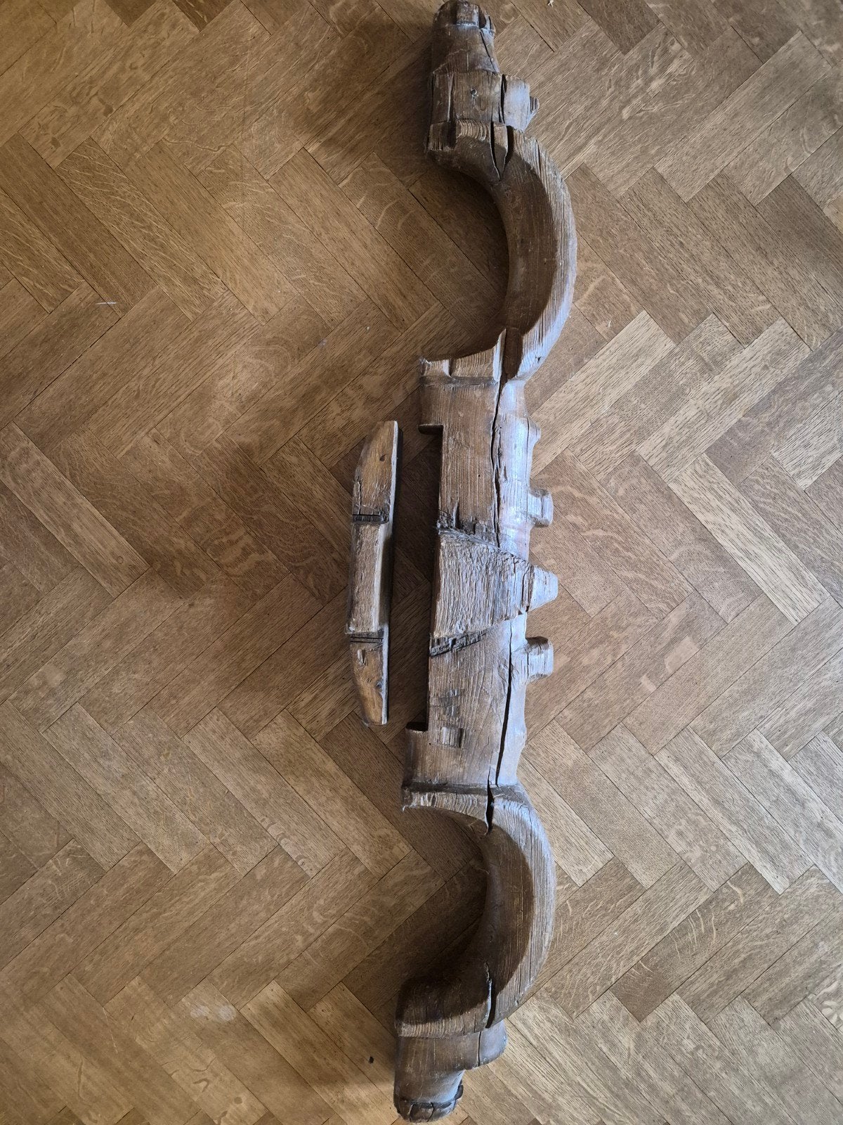 Antiek Ossenjuk - 150 cm - Decoratief Hout, Antiek en Kunst, Ophalen