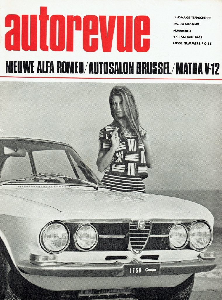 Autorevue 1968 nr. 2 (o.a. Alfa Romeo 1750 & Lotus Cortina), Verzenden, Gelezen, Algemeen