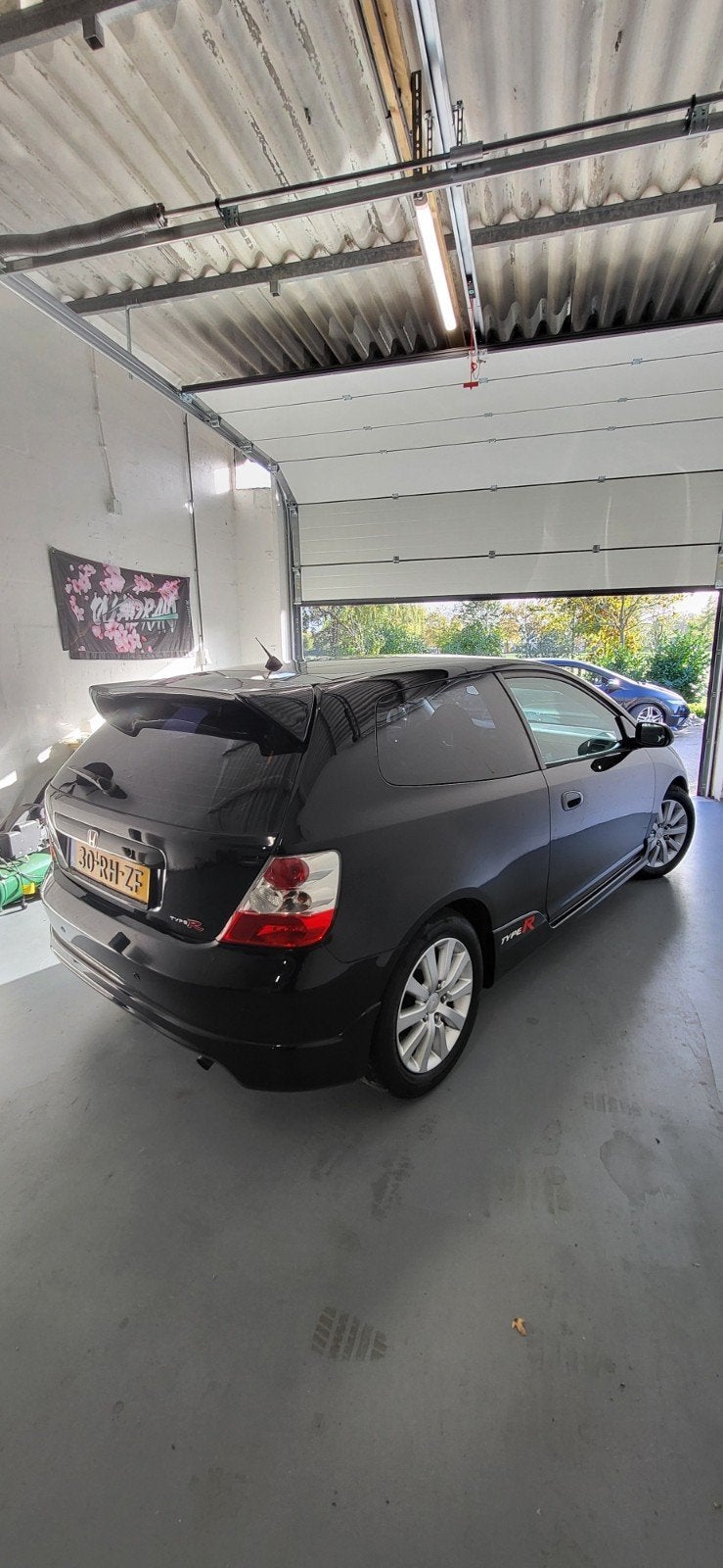 Honda Civic 1.6 I Sport 2005 Zwart, Auto's, Voorwielaandrijving, 15 km/l, 4 cilinders, 1590 cc