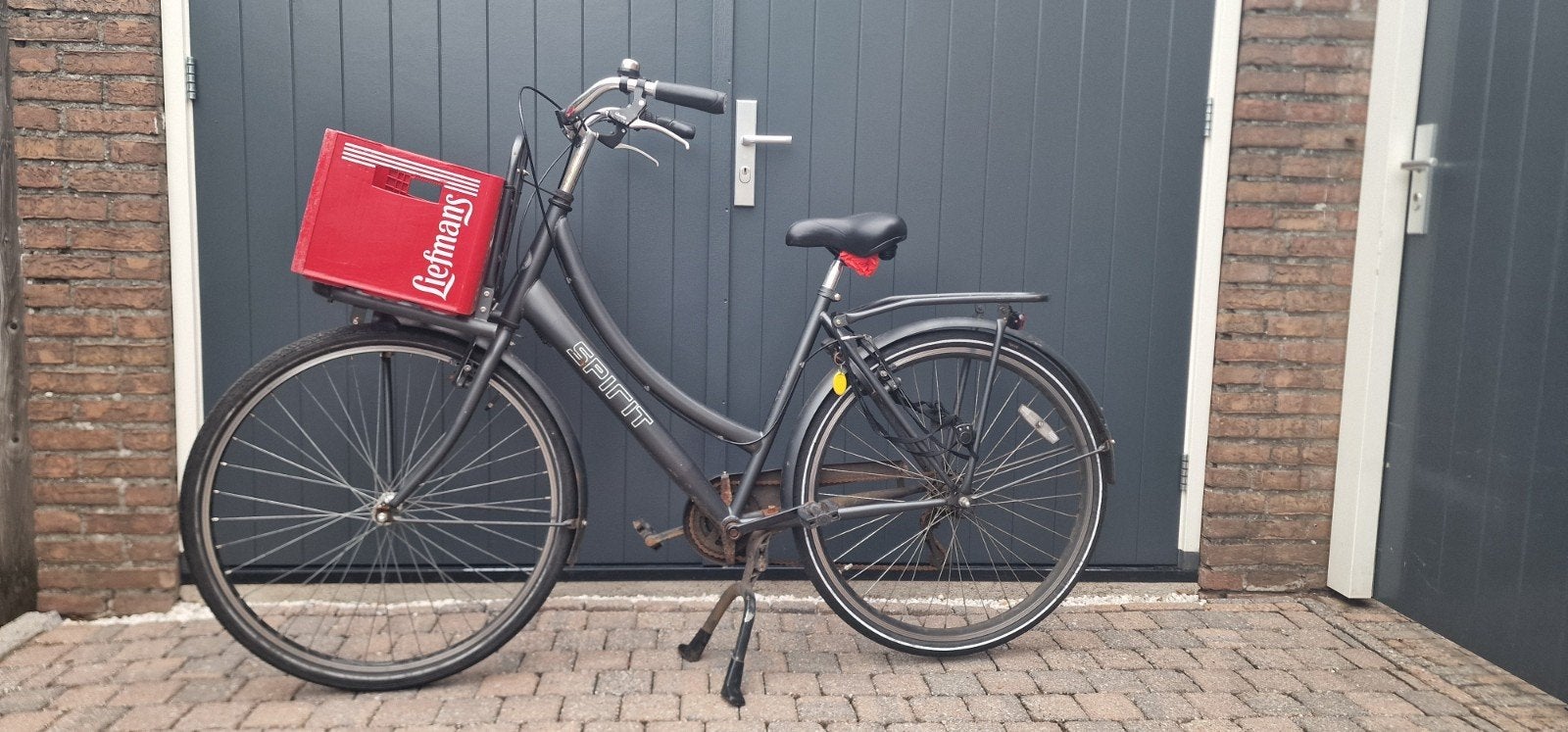 Spirit fiets met krat - 28 inch wielen, Velgrem, Versnellingen, Ophalen, Overige merken