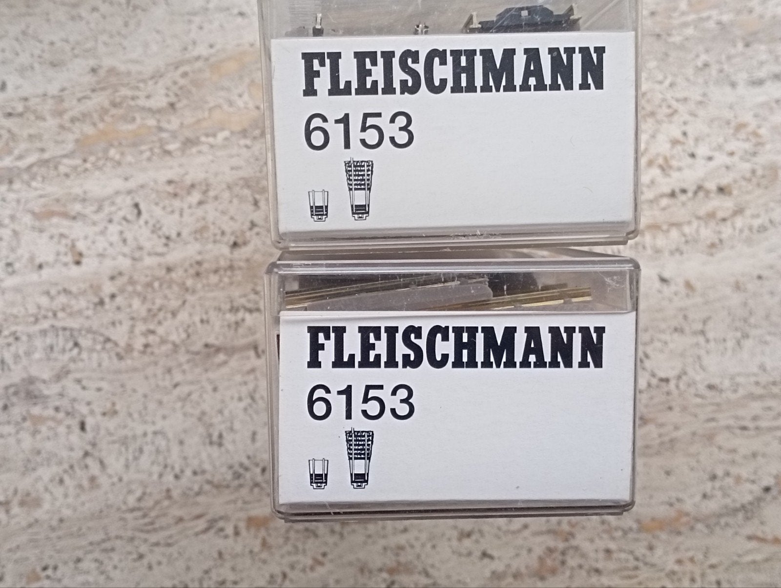Fleischmann 6153 & 6155 uitbreidingsets voor draaischijf, Hobby en Vrije tijd, Ophalen of Verzenden, Nieuw, Gelijkstroom, Fleischmann