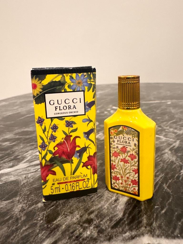 Gucci Flora Gorgeous Orchid 5 ml mini miniatuur, Ophalen of Verzenden, Nieuw