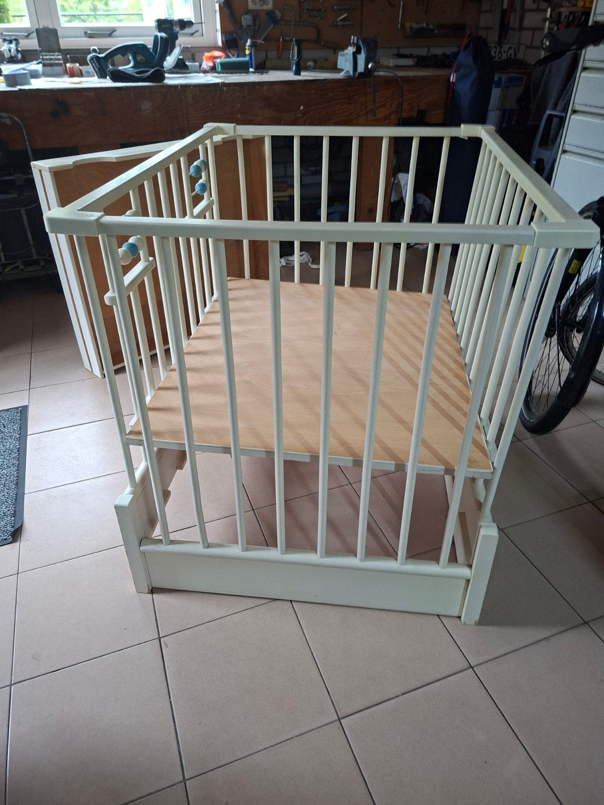 baby/ kinderbox, Ophalen, Gebruikt, Rechthoekig, Lade