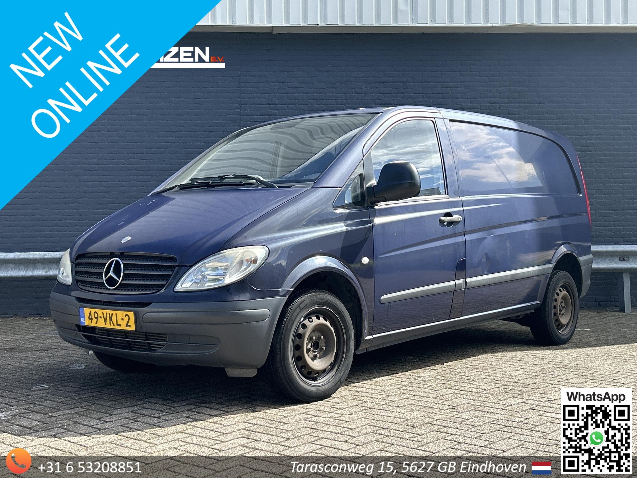 Mercedes-Benz Vito 109 CDI 320 Amigo | € 2.450,- NETTO! |, Gebruikt, 2000 kg, Bedrijf, Euro 4